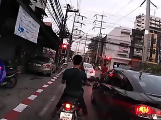 Horny Asian teen and her best friend enjoyed hot trip and hardcore sex